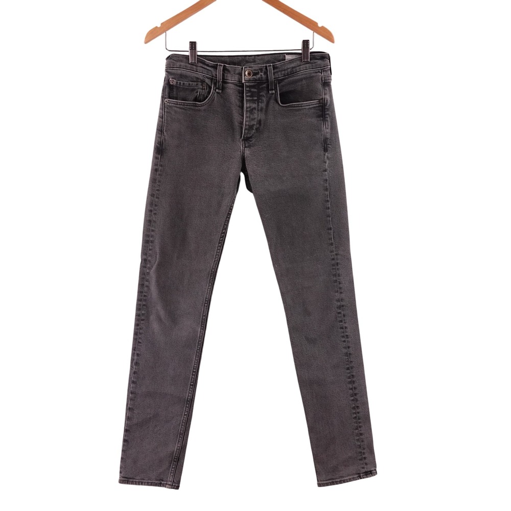 Rag & Bone Womens Size 30 Fit 2 Slim Jeans Charcoal Grey Wash